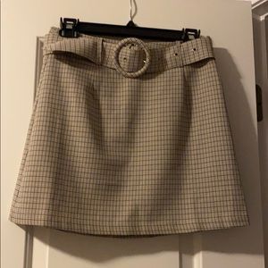 ASOS plaid mini skirt